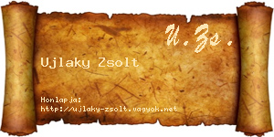 Ujlaky Zsolt névjegykártya